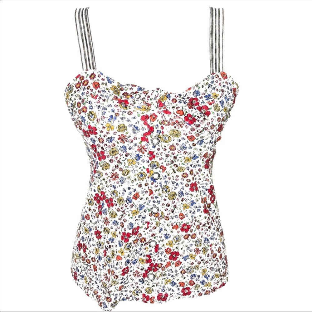 Anthropologie postmark floral tank
